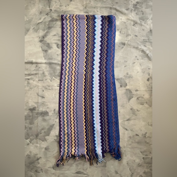Missoni Orange Label Wool Scarf - Picture 2 of 6